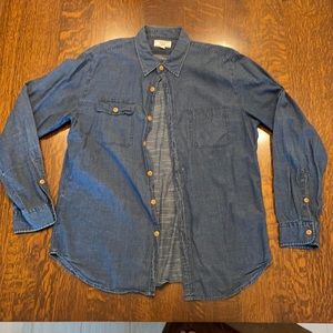 Blue J.Crew Wallace and Barnes large long sleeve